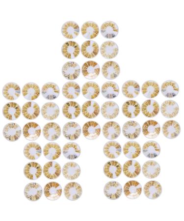 FRCOLOR 54 Boxes Nail Art Accessories Nail Art Studio Nail Art Accessories Manicure Accessories Nail Art Charms Sticker Nail Decoration Dingding Zinc Alloy White