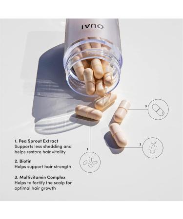 OUAI Hair Supplements for Thinning Hair Refill Pack - 30 Beauty-Boosting Daily Capsules - Buy Online on GoSupps.com