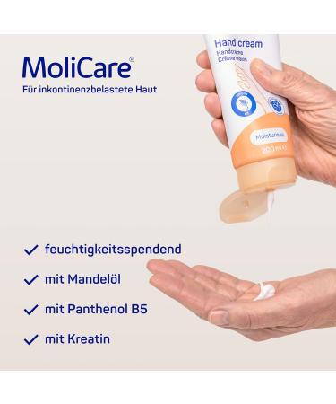 MoliCare Skin Hand Cream 200ml - Skin-Friendly pH-Neutral Moisturizing Care for All Skin Types - Buy Online on GoSupps.com