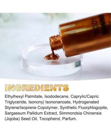 Face Body Luminizer Long Lasting 100ml Skin Moisturizing Body Highlighter Oil Lightweight Texture for Cheek Collarbone Shoulder (Golden Bronze) - Buy Online on GoSupps.com