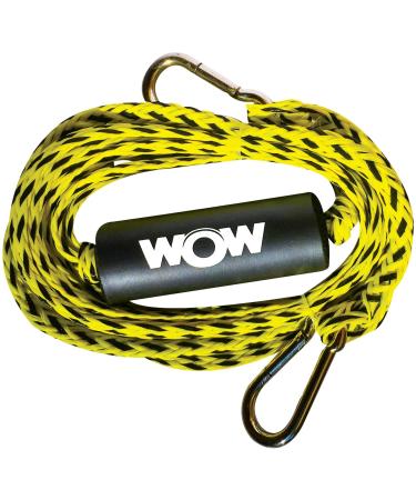 Wow World of Watersports Heavy Duty Tow Harness Rope/Connector for Boating Yellow / Black One