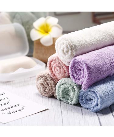 Microfiber Facial Wash Cloth Set - 12 Reusable Makeup Remover Cloths | Soft Cleansing Towel for Face | 10x10 Inch | Various Colors Available - Buy Online on GoSupps.com