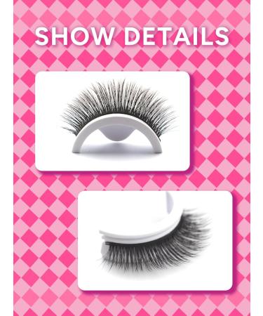 3-Pair Natural Look False Eyelashes Set - Lightweight Reusable Easy-to-Apply Fake Lashes for Effortless Daily Glamour - Shop Internationally - Buy Online on GoSupps.com