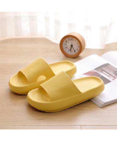 Monerffi Women's Vintage Outdoor Sandals - Lightweight Breathable Anti-Slip Beach Slippers (EU 36/37) - Casual Open Toe in Yellow - Buy Online on GoSupps.com