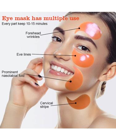 ZJchao Moisturizing Eye Mask - Brightening Eye Patch with Vitamin C for Dark Circles Wrinkles & Puffiness - Global Shipping - Buy Online on GoSupps.com