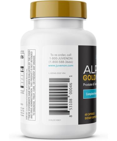 Juvenon Alpha Gold Male - Premium Male Enhancement Supplement | Boost Energy & Vitality - Buy Online on GoSupps.com