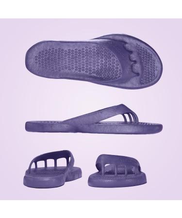 Comfeeze by Footlogix - Lightweight Non-Slip Recovery Sandals with Toe Separator | Ideal Pedicure Footwear | Size 8 Easy to Clean - Buy Online on GoSupps.com