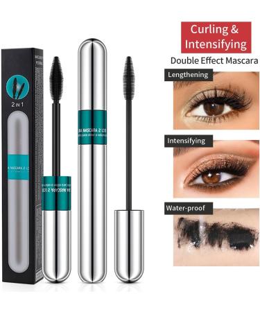 Eyelash Makeup Waterproof Lengthening Mascara | Volumizing Natural Looking Mascara Dramatic Lash Mascara Volume Length Mascara for Traveling Home Gatherings  - Buy Online on GoSupps.com