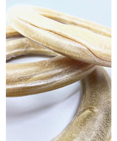 Cattle Ranch Dog Treats Rawhide Ring Chews All Natural Supports Dental Health by Reducing Tartar and Plaque Buildup High in Protein and Low in Fat Stimulates and Entertains by Satisfying Dog s Natural Urge to Chew 6" 3pack - Buy Online on GoSupps.com