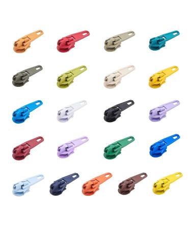 Pandahall 210 pieces of colorful zipper repair set slider for use in sewing or jewelry-fix zippers for the wallet - Buy Online on GoSupps.com