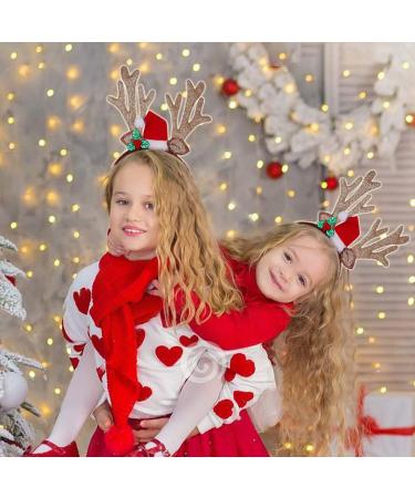 YYC 2Pcs Christmas Antlers Headbands for Women and Girls - Festive Deer Hair Bands - Buy Online on GoSupps.com