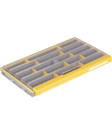 Plano Edge 3700 Premium Thin Tackle Utility Box - Clear/Yellow, Waterproof, Rust-Resistant for Bait & Tackle Storage - Buy Online on GoSupps.com