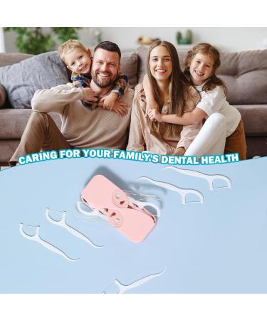 Portable Tooth Powder & Floss Picks - Travel Tooth Flap Pocket Keeper Box | 4 Pieces for Home & Travel - Buy Online on GoSupps.com