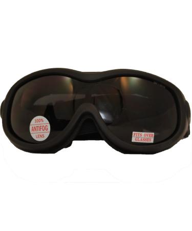 MotoProducts Tactical Over Glasses Goggles ANSI Z87.1 Antifog Open Cell Foam Smoke