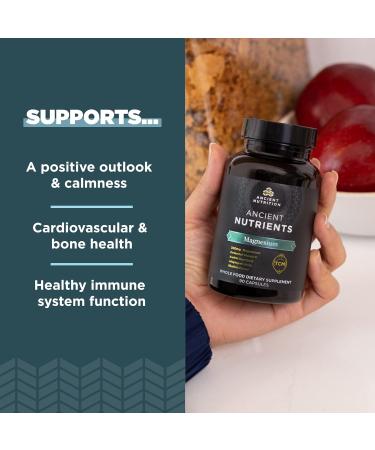 Ancient Nutrition Magnesium Capsules 90 Count + Vitamin D Capsules 60 Count - Buy Online on GoSupps.com