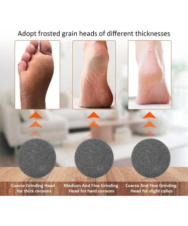 AEIOPRS 6 Pieces Electronic Foot File Replacement Foot Grinding Head Electric Foot Grinder Head Callus Remover Head Dead Skin Replacement Foot File - Buy Online on GoSupps.com