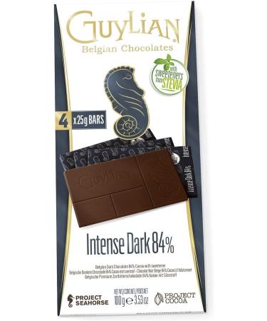  GuyLian GuyLian Pack of 12 Belgian chocolate bars with no added sugar 100g - Buy Online on GoSupps.com