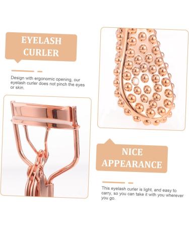 Minkissy Travel Eyelash Curling Clips - Mini Eye Lash Curler Tool for Perfect Makeup | Metal Plating Beauty Accessory - Buy Online on GoSupps.com