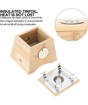 Buy Bamboo Moxa Box | Single Hole Moxibustion Burner & Acupuncture Tool - International Shipping - Buy Online on GoSupps.com