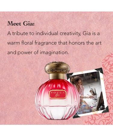 Tocca Women's Perfume Gia Fragrance 1.7oz (50 ml) - Warm Floral Pink Peppercorn Tangerine Turkish Rose - Hand-Finished Bottle 1.7 Fl Oz (Pack of 1) - Buy Online on GoSupps.com