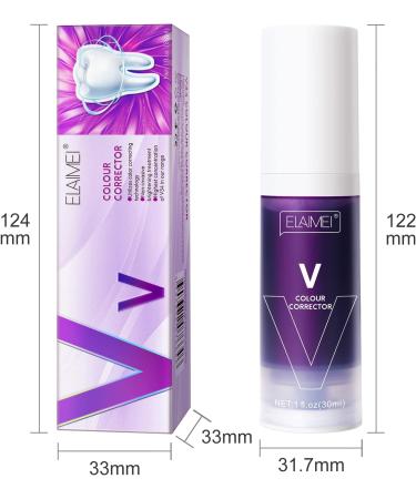 Purple Whitening Toothpaste Set - Teeth Stain Removal for Brighter Smile - Buy Online on GoSupps.com