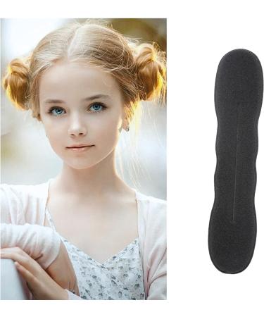 Black Hair Bun Maker Set - Topsy Tail Hair Tool 4PCS for Ponytail & French Style - Women's Hair Styling Accessories - Buy Online on GoSupps.com