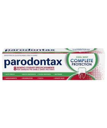 Parodontax Complete Protection Cool Mint Daily toothpaste with fluoride for healthier gums and stronger teeth 75 ml - Buy Online on GoSupps.com