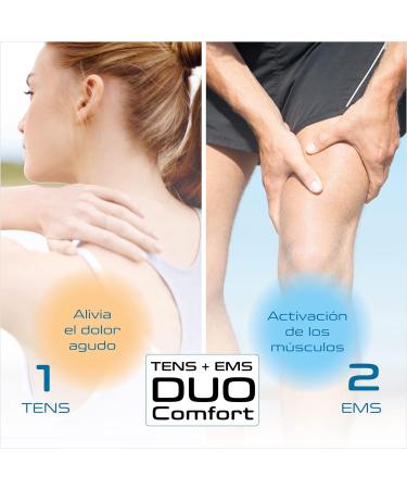 Prorelax Tens/Ems Duo Comfort | Electrotherapy Device for Chronic Pain Relief & Muscle Building | Dual Therapy & Large Display for Natural Healing - Buy Online on GoSupps.com