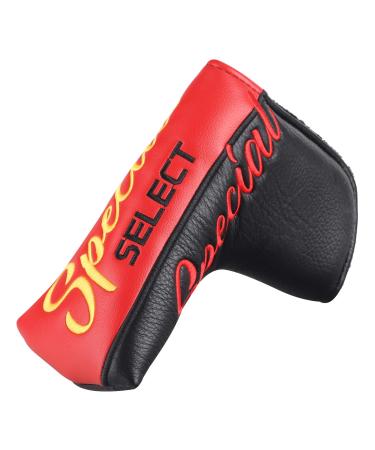 Golf Blade Putter Head Covers Strong Magnetic Protective Putter Covers for Scotty Cameron Taylormade Odyssey Premium Golf Putter Headcover A.Special Select