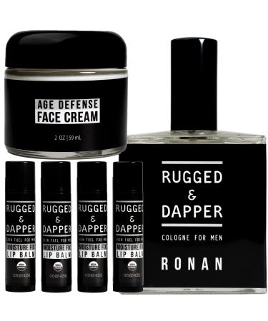 RUGGED & DAPPER Lip Balm Cologne & Face Cream Bundle