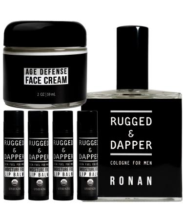 RUGGED & DAPPER Lip Balm Cologne & Face Cream Bundle