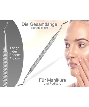 Buy Short Corner Lifter Double Instrument - Long Fine Ends for Perfect Manicure/Pedicure | International Shipping Available - Buy Online on GoSupps.com