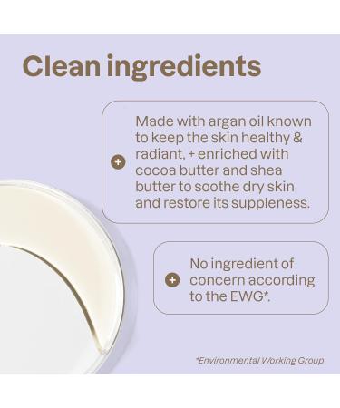 ATTITUDE Plastic-Free Body Butter Bar for Pregnant Dry and Stretched Skin EWG Verified Vegan and Cruelty-free Maternity Products Pink Argan 3 Ounces Body Butter 3 Ounce (Pack of 1) - Buy Online on GoSupps.com