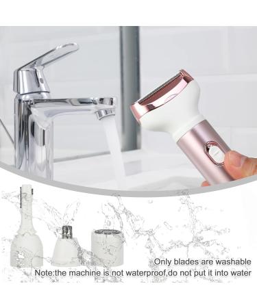 VOCOSTE 4 in 1 Electric Shaver Set for Women - Rechargeable Rose Gold Tone | International Shipping Available - Buy Online on GoSupps.com