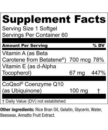 CoQWell CoQ10 Heart, Brain & Vascular Health Support | High-Absorption Patented CoQsol | 60 Softgels - Buy Online on GoSupps.com