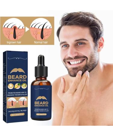 Dyceittdia 2PCs Beard Growth Oil - Natural Beard Oil for Men Moisture Care & Strengthening (2x30ml) | Essential Oils for Healthy Beard Care - Buy Online on GoSupps.com