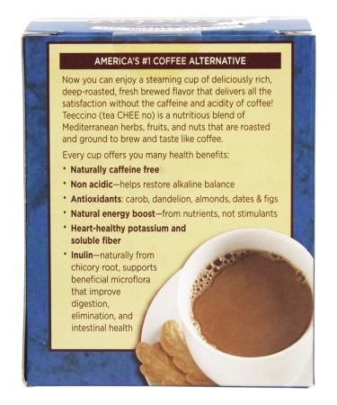 Buy Teeccino Dandelion Caramel Nut Herbal Tea - Caffeine Free 10 Bags (60g) - Buy Online on GoSupps.com
