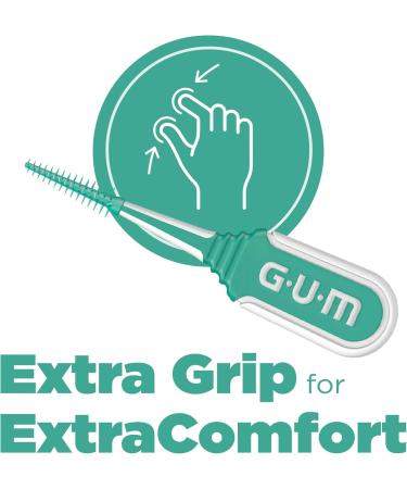 GUM Soft-Picks Comfort Flex Mint Flavoured Travel Case 64 picks Mint 64 Count (Pack of 1) - Buy Online on GoSupps.com