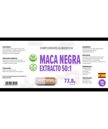  Hepatica Black Maca Hepatica 35 000 mg | 50:1 Extract (700 mg) | 90 Vegan Softgels | High Energy Endurance and Performance - Buy Online on GoSupps.com