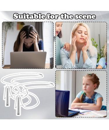 Premium Tzqfroce 2-Piece Smoking Cessation Necklace | Stainless Steel Relaxation & Stress Reduction Chain | Mindful Breathing Jewelry - Buy Online on GoSupps.com