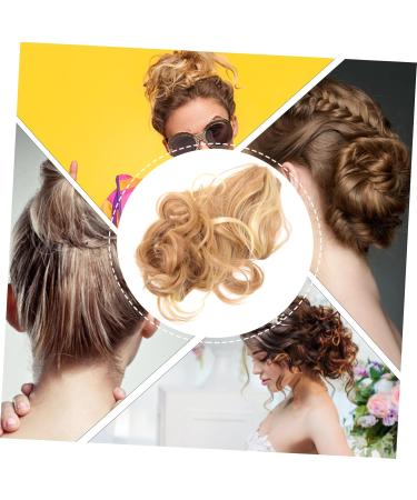 Ipetboom High temperature wire long hair piece ponytail Miss curly women headdress extend natural natural looking hair extensions Hair piece curly bang wig human hair - Buy Online on GoSupps.com