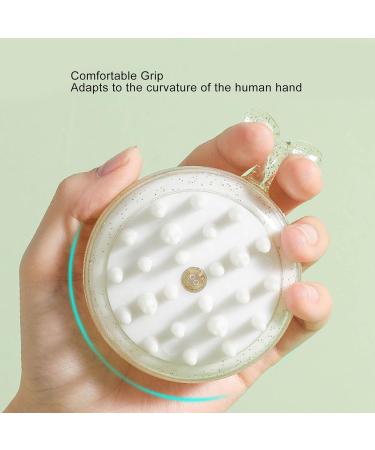Scalp Hero Head Massager - Elastic Silicone Washer for Blood Circulation | Soft Scalp Massage Device for Wet & Dry Hair - Buy Online on GoSupps.com