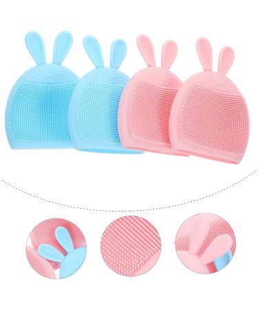 DRESSOOS Silicone Face Scrubber Silicone Scrub Facial Exfoliator Brush Silicone Face Cleansing Brush - Buy Online on GoSupps.com