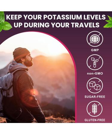 Soochic Potassium Citrate Gummies - 1200mg Chewable Potassium Supplement for Men & Women - Supports Leg Cramps & Muscle Health - Vegan Gluten Free Sugar Free - Raspberry Flavor (60 Count) - Buy Online on GoSupps.com