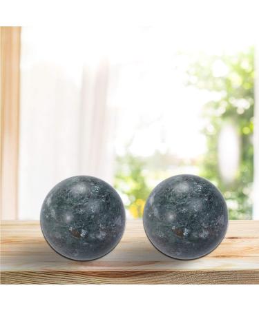 SUPVOX Health Exercise Ball for Elderly - 2 Pack (Black) | Enhance Grip & Hand Strength | Ideal for Seniors - Buy Online on GoSupps.com