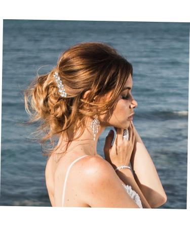 Angoily accessories hair comb bride hair clip Horse eye Fashion women's comb hairpin Crystal hair Diamond headgear girl hair side comb hair combs for women decorative - Buy Online on GoSupps.com