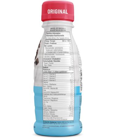 Case of Slim Fast Original Meal Replacement or Weight Loss Ready to Drink Shakes with 14g of Protein 4g of Fibre Plus 23 Vitamins and Minerals Chocolatey Royal 8 Bottles x 325ml (3 Packs 24 Bottles) - Buy Online on GoSupps.com