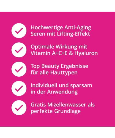  Casida Casida Anti Aging Serum Set Vitamin C Serum Retinol Serum Intensive Hyaluronic Acid Serum Face Care Against Wrinkles Pharmacy Quality 3 x 30ml - Buy Online on GoSupps.com