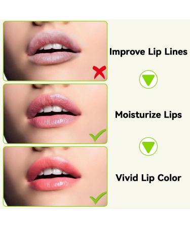 Long-Lasting Lip Stain Set - 6 Waterproof Colors | Mini Liquid Lip Oil & Tinted Gloss for Cheeks | Hydrating Non-Stick Cup Vivid Color - Perfect for Women - Buy Online on GoSupps.com