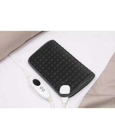Sinnlein Fleece Heating Pillow 30x60 cm T V S d GS Certified Electric Heat with Auto Shut-off 6 Temperature Settings Washable Digital Display Anthracite - Buy Online on GoSupps.com